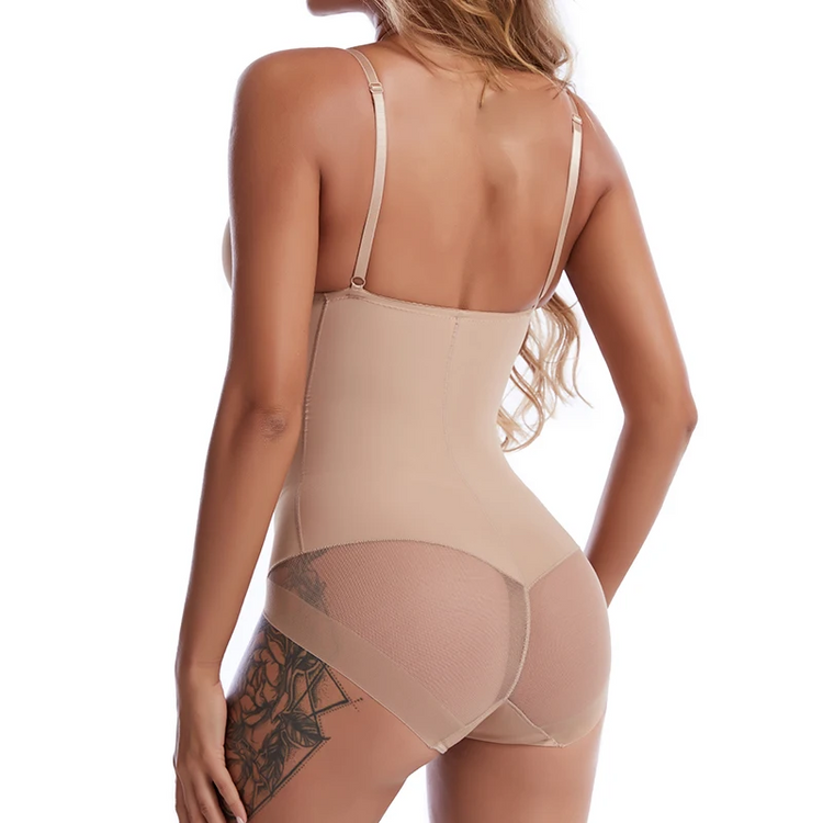 Body modellante contenitivo beige con coppe | Glimpse™