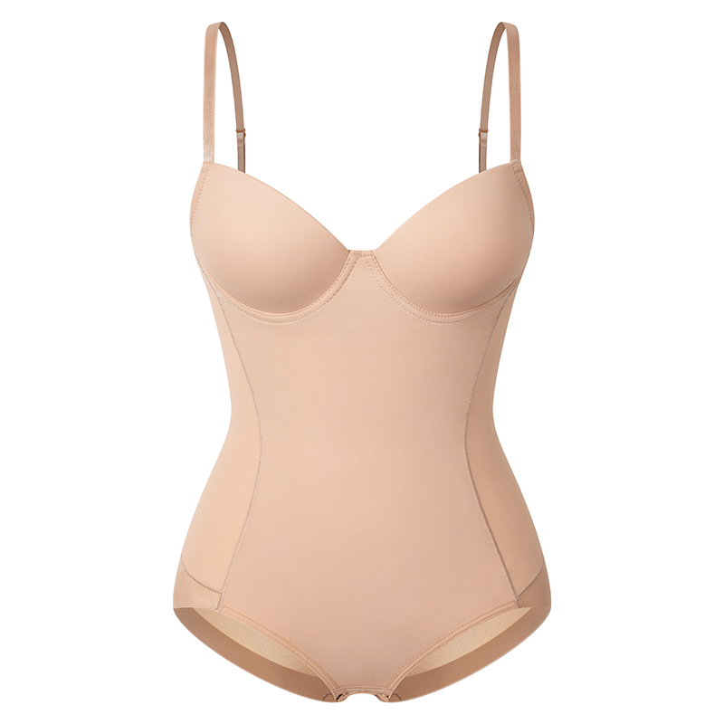 Body modellante contenitivo beige con coppe | Glimpse™