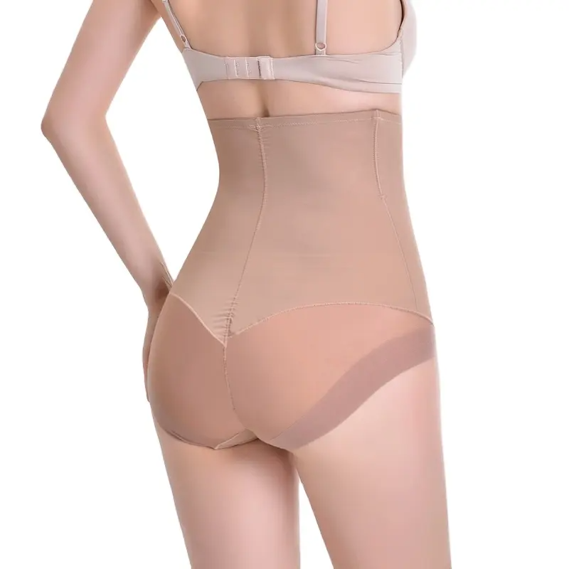 Slip modellante a vita alta colore carne – intimo modellante shapewear donna Glimpse™