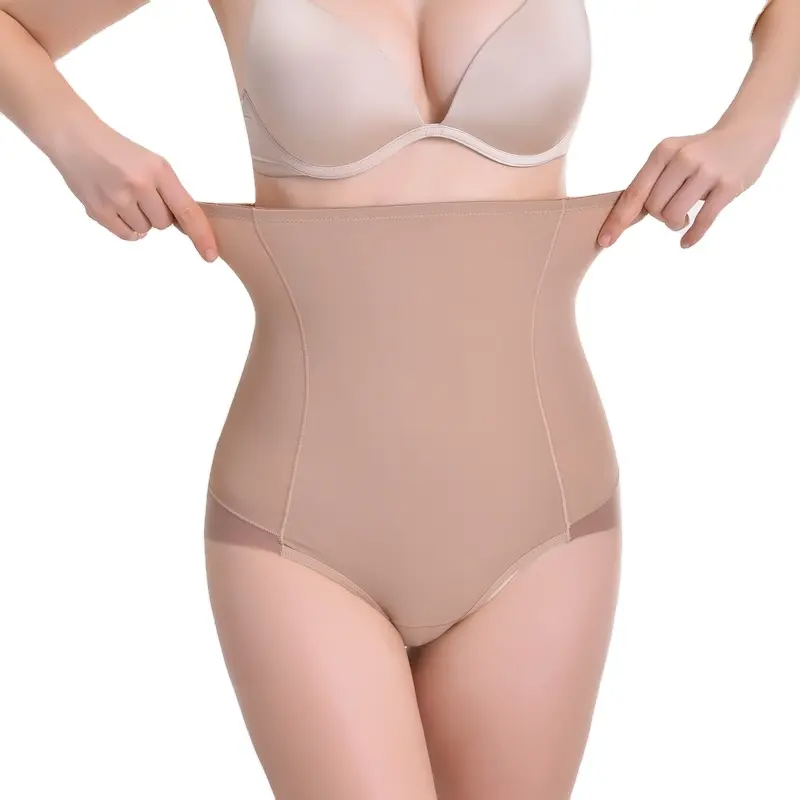 Slip modellante a vita alta colore carne – intimo modellante shapewear donna Glimpse™